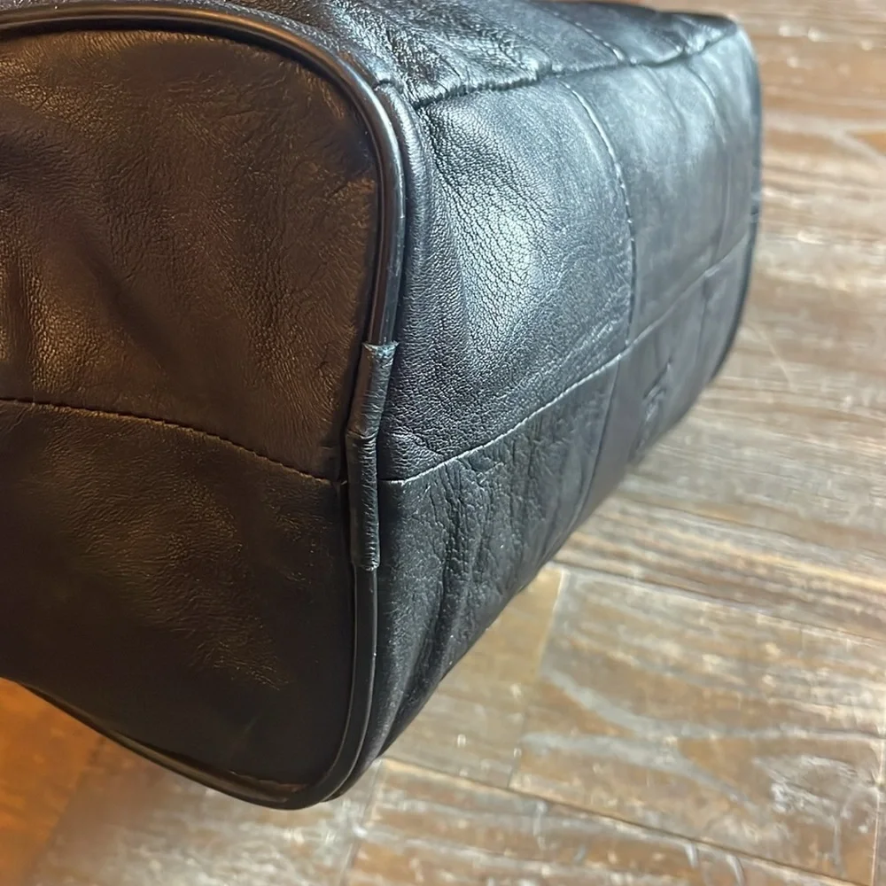 Buxton Cashmere Lambskin Patchwork Travel Case🖤